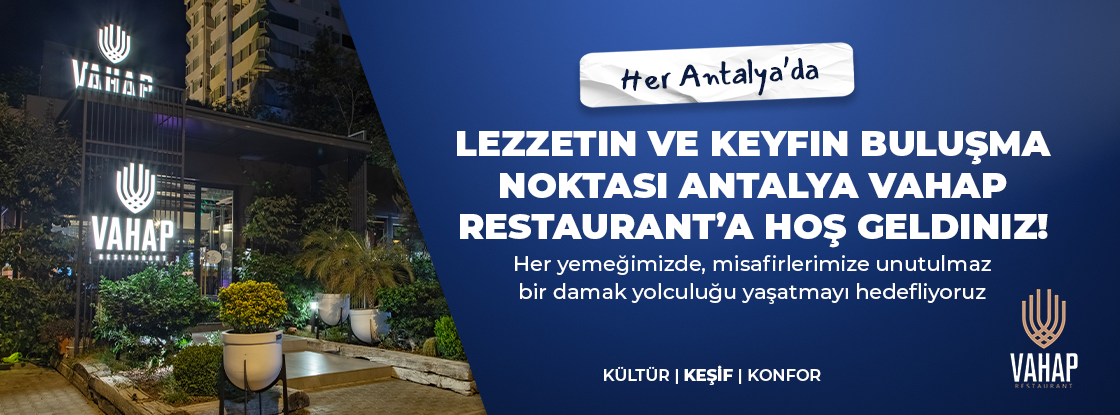 Vahap Restaurant main banner
