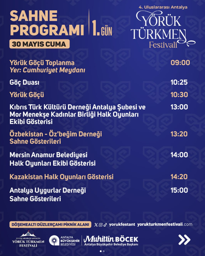 4th International Antalya Yoruk Turkmen Festival