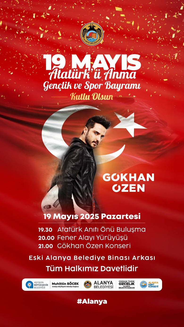 Antalya May 19th Gökhan Özen Concert featured image
