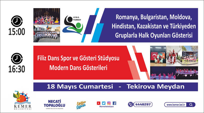 Folk Dance and Modern Dance Performances by Antalya - Kemer Municipality