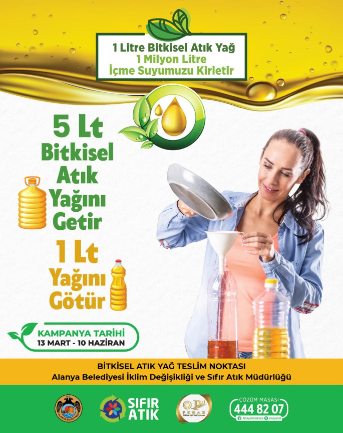 Alanya Bitkisel Atık Yağ Kampanyası featured image