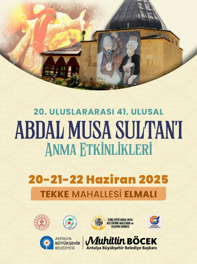 Antalya Abdal Musa Sultan'ı Anma Etkinlikleri