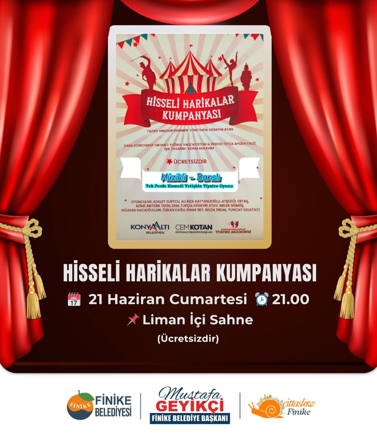 Муниципалитет Финке, Анталия – Театральная постановка «Hisseli Harikalar Kumpanyası» featured image