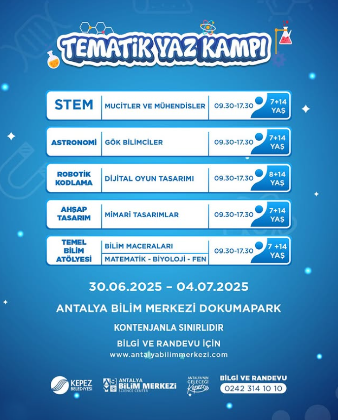 Antalya Kepez Municipality Thematic Summer Camp featured image