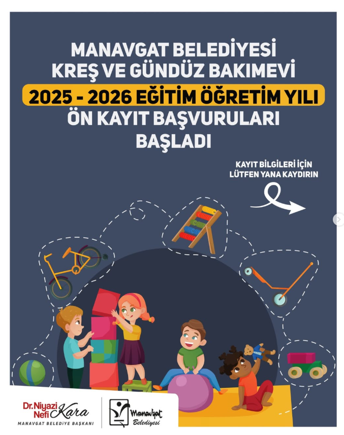 Antalya Manavgat Municipality Nursery and Daycare Center Pre-registration Applications featured image