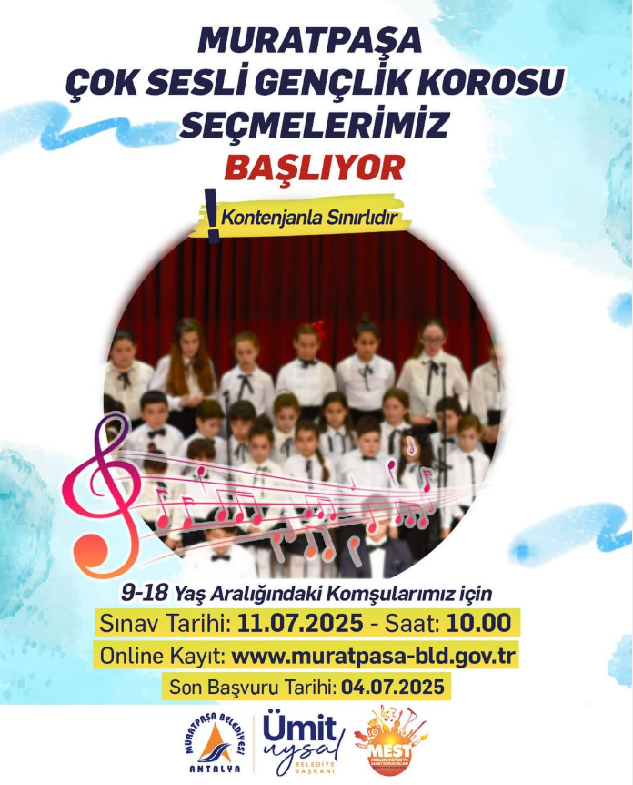 Antalya Muratpaşa Polyphonic Youth Choir Auditions featured image