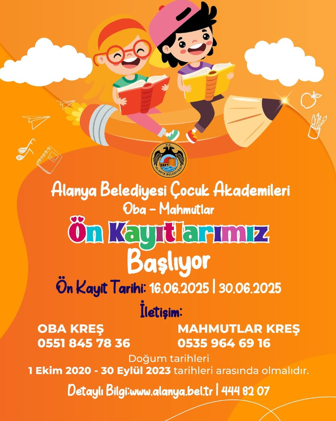 Pre-Registration Application for Alanya Municipality Children's Academies featured image