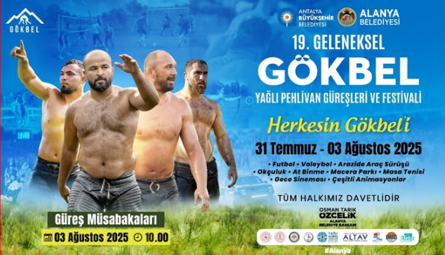 19th Traditional Gökbel Oil Wrestling Festival and Tournament – Antalya