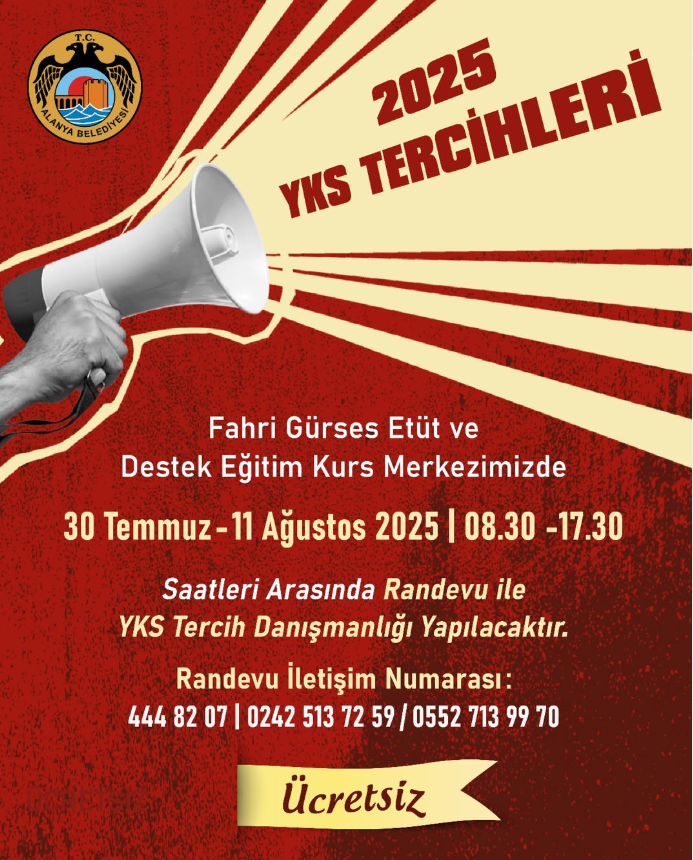 Alanya Municipality YKS Preference Support featured image