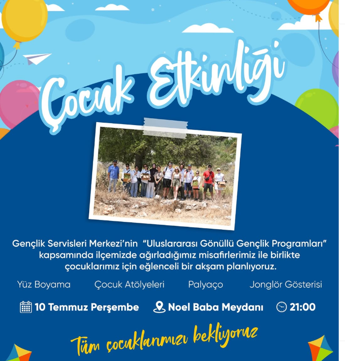 Demre Belediyesi Uluslararası Gönüllü Gençlik Programları