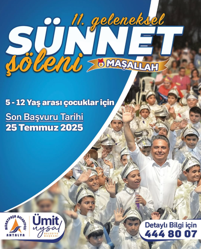 Muratpaşa Municipality 11th Traditional Circumcision Festival Applications