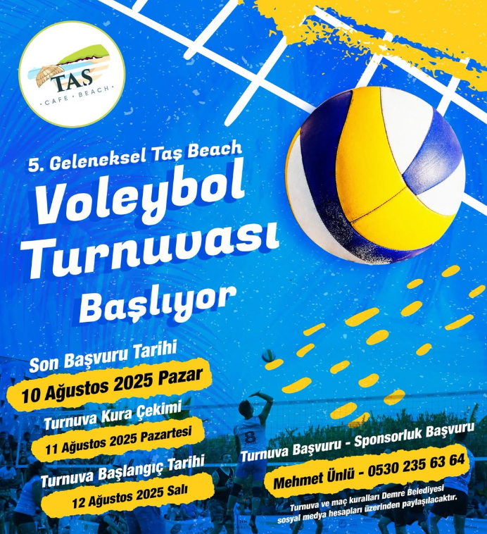 5. Geleneksel Taş Beach Voleybol Turnuvası featured image