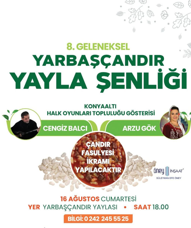 8. Geleneksel Yarbaşçandır Yayla Şenliği