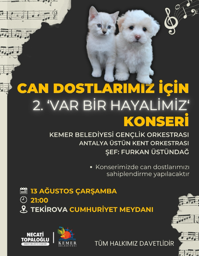 Kemer Municipality 2nd "We Have a Dream" Concert featured image
