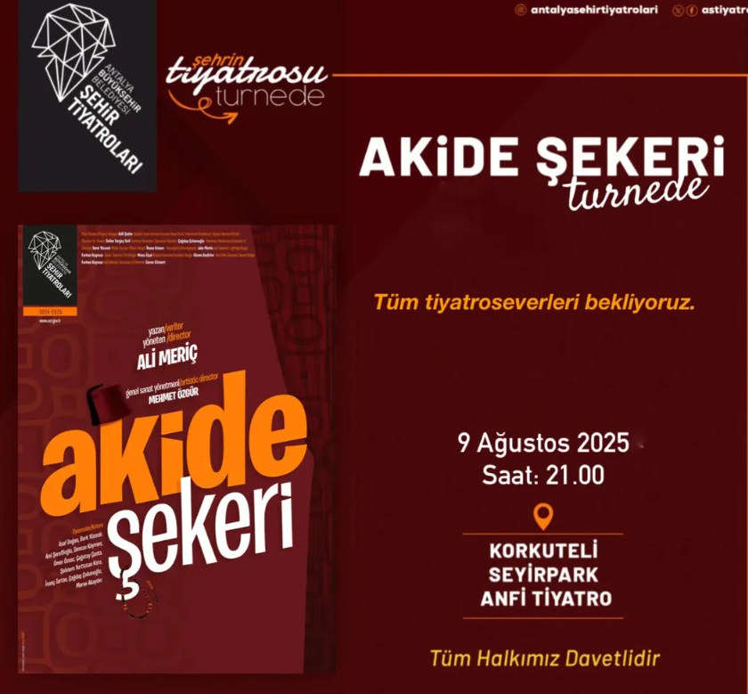 Спектакль «Akide Şekeri» муниципалитета Коркутели