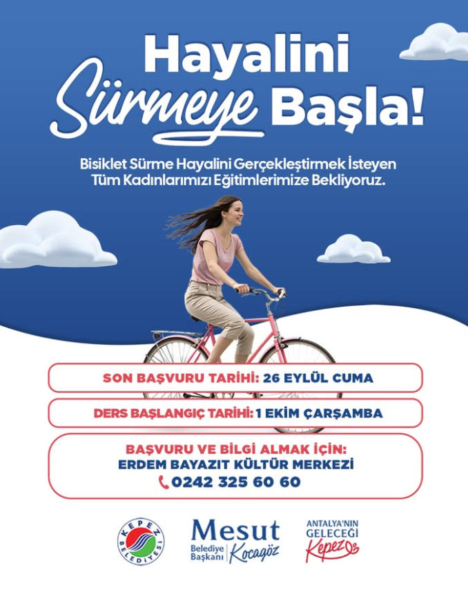 Kepez Municipality Free Bicycle Training