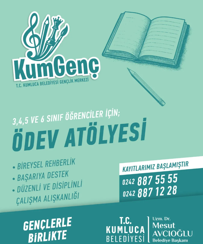 Kumluca Municipality Youth Center Homework Workshop