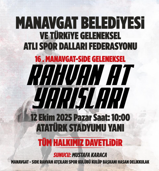 16th Manavgat-Side Traditional Rahvan Horse Races