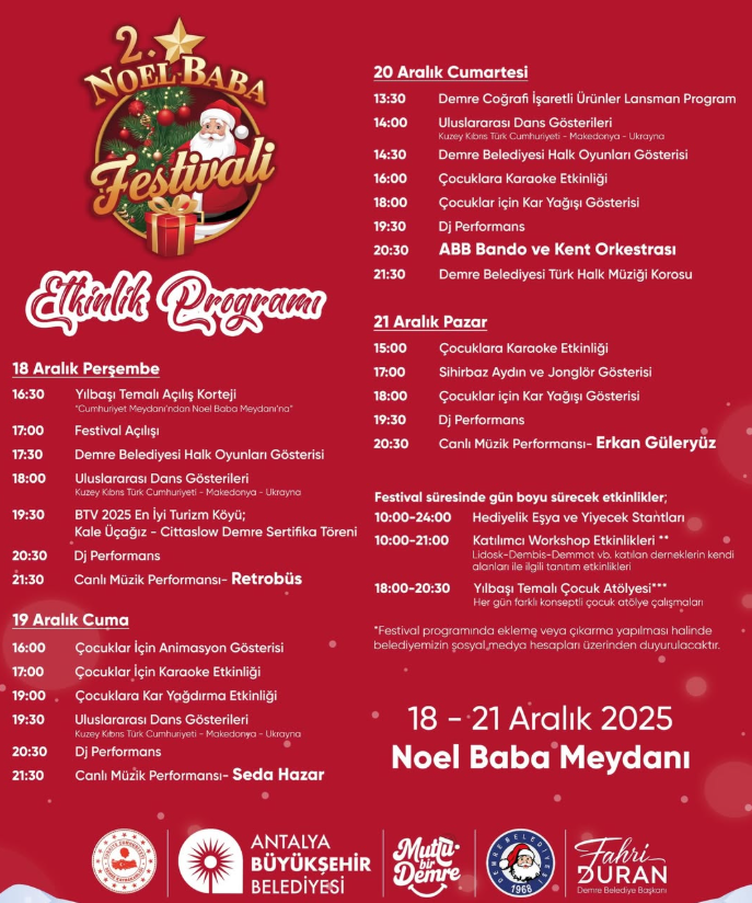 2nd Demre Santa Claus Festival featured image
