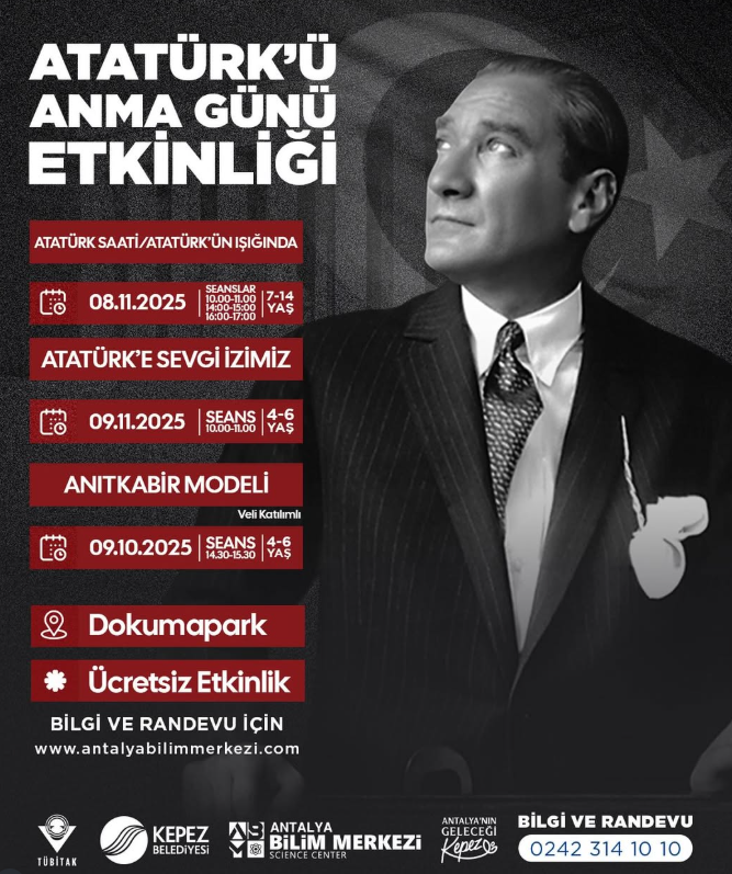 November 10 Atatürk Memorial Day Events