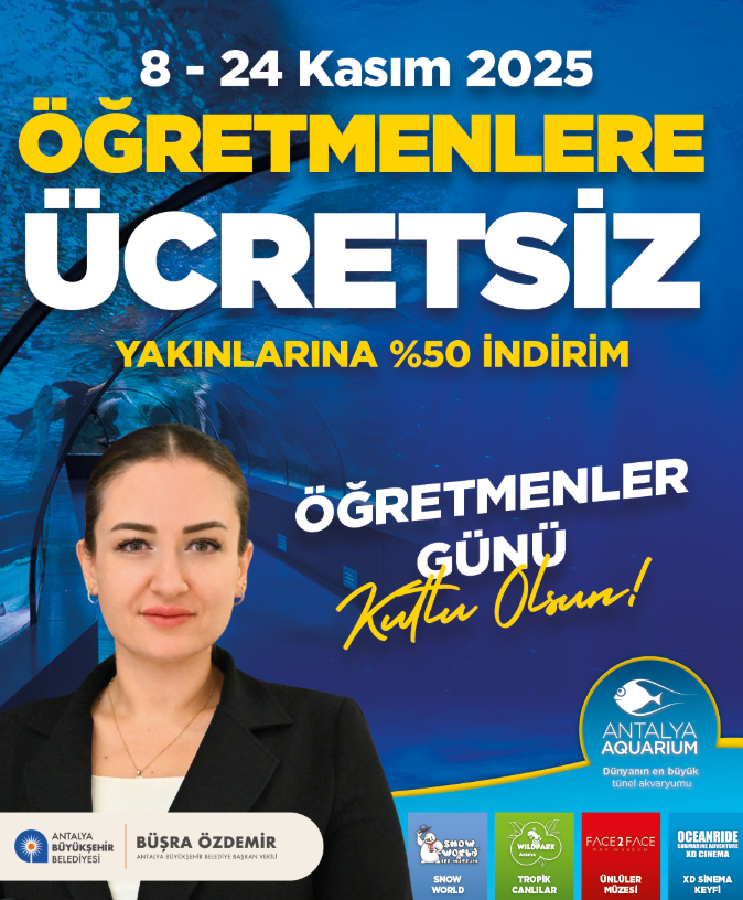 Öğretmenlere Ücretsiz Akvaryum Gezisi