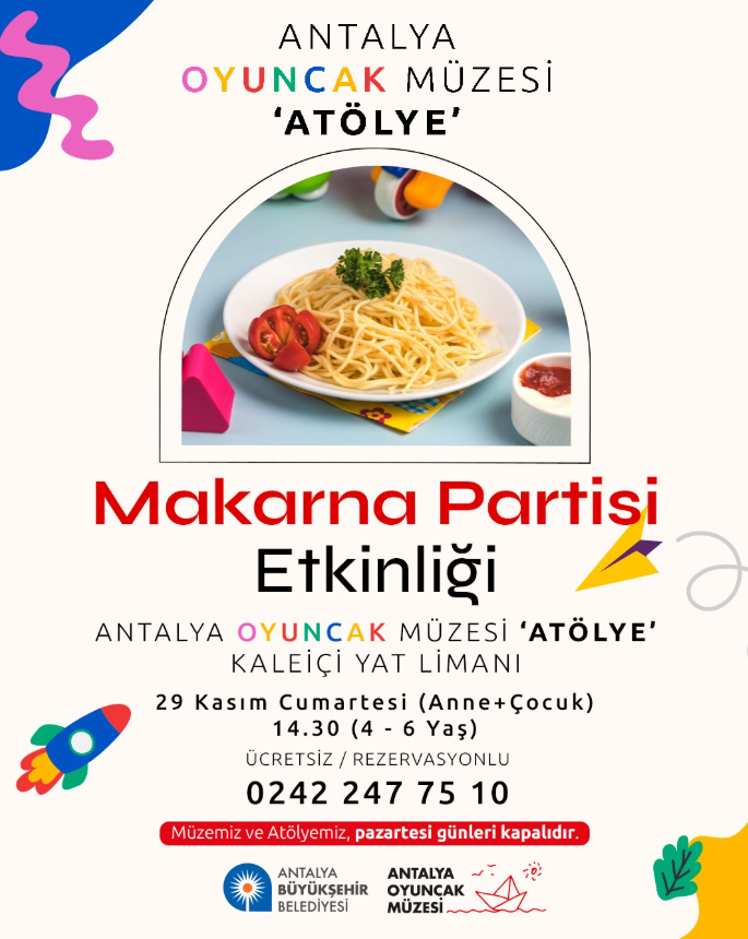 Toy Museum Workshop "Pasta Party" Event featured image