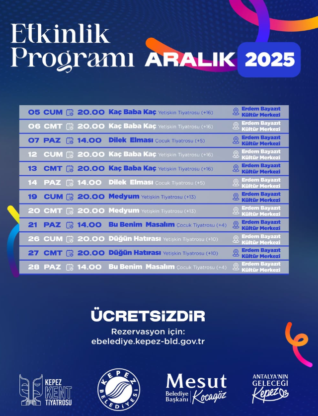 Kepez City Theatre December Program