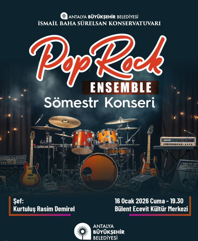 Анталийский поп-рок концерт в период семестровых каникул