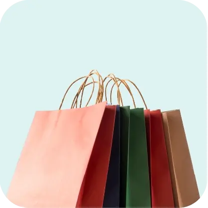 Shopping category banner